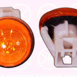 Direction Indicator, with bulb holder, yellow, lateral installation, 0000046511360 (FIAT), 46511360 (FIAT)