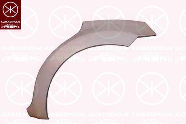 Quarter Panel, 4-dr, Left, Wheel Arch Border, Repair Panel, 