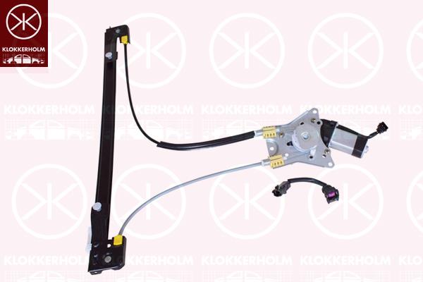 Window Regulator, 2/4-drs, OE-type, with electric motor, without comfort function, Electric, Right Front, 0001484121080 (FIAT), 0001488559080 (FIAT), 1484121080 (FIAT), 1488559080 (FIAT), 9222 F5 (PEUGEOT), 9222 H3 (PEUGEOT), 9222 H3 (DS), 9222 H3 (CITROEN), 922290 (PEUGEOT), 922290 (DS), 922290 (CITROEN), 922290FS (PEUGEOT), 9222F5 (PEUGEOT), 9222F5 (DS), 9222F5 (CITROEN)