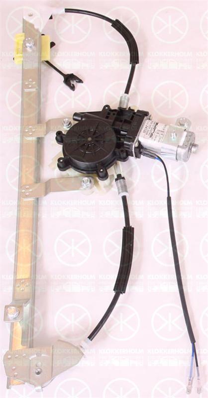 Window Regulator, 2/4-drs, OE-type, with electric motor, Electric, Left Front, Number of pins: 2, 0000045751439 (FIAT), 0000046810619 (FIAT), 0000046810677 (FIAT), 0000046823970 (FIAT), 0000051704763 (FIAT), 0000051718404 (FIAT), 45751439 (FIAT), 46751438 (FIAT), 46810619 (FIAT), 46810677 (FIAT), 51704763 (FIAT), 51718404 (FIAT)