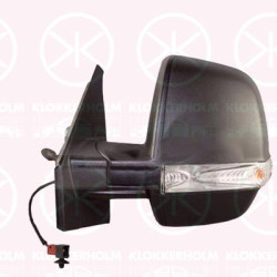 Exterior Mirror, Control: cable pull, Left, with wide angle mirror, Convex, Left-/right-hand drive vehicles: for left-hand/right-hand drive vehicles, 0000735646224 (FIAT), 1426577 (OPEL), 735497885 (FIAT), 735528048 (FIAT), 735624019 (FIAT), 735645684 (FIAT), 735668178 (FIAT), 95525975 (OPEL)