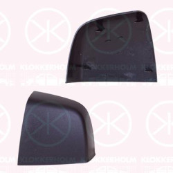 Housing, exterior mirror, Left, black, 0000735646224 (FIAT), 0000735497928 (FIAT), 1428572 (OPEL), 735497928 (FIAT), 735646224 (FIAT), 95523599 (OPEL)