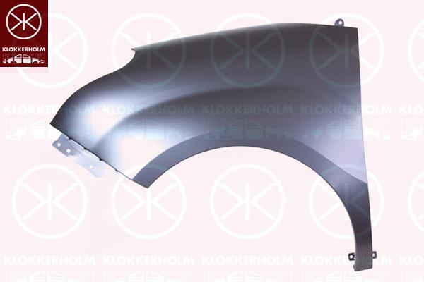 Wing, Left Front, without hole for direction indicator, 0000051822255 (FIAT), 51822255 (FIAT)