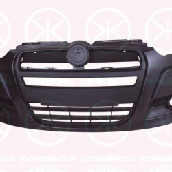 Bumper, Front, with hole(s) for fog lights, w/primer, 0000735512757 (FIAT), 735512757 (FIAT)