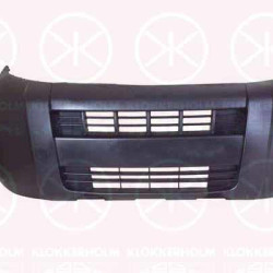 Bumper, Front, black, 0000735469401 (FIAT), 16 098 612 80 (PEUGEOT), 1609861280 (DS), 1609861280 (CITROEN), 735469401 (FIAT), 735520009 (FIAT), 7401 PN (PEUGEOT), 7401 PN (DS), 7401 PN (CITROEN), 7401PN (PEUGEOT)