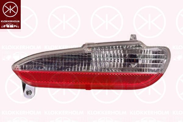 Reverse Light, Right, without bulb holder, white/red, 0000051854694 (FIAT), 51854694 (FIAT)