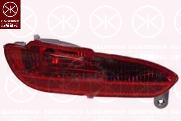 Rear Fog Light, red, Left, 0000051854698 (FIAT), 51854698 (FIAT)