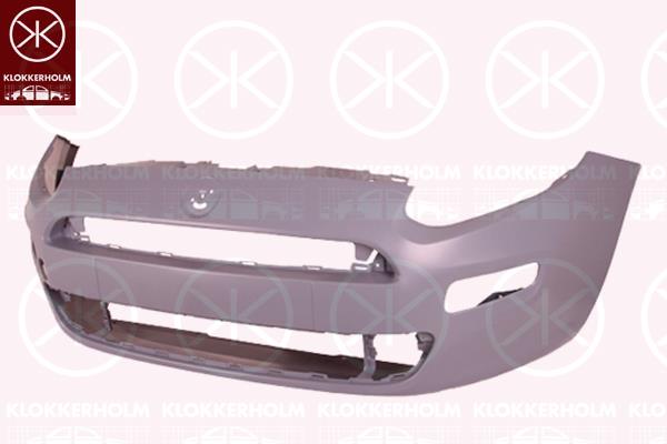 Bumper, w/primer, Front, 0000735551386 (FIAT), 0000735563726 (FIAT), 735551386 (FIAT), 735563726 (FIAT)