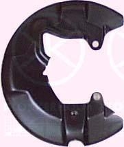 Splash Guard, brake disc, Front Axle Left, Diameter 1/Diameter 2 [mm]: 273/120, Zinc-coated, 4411109 (FIAT)