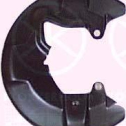 Splash Guard, brake disc, Front Axle Left, Diameter 1/Diameter 2 [mm]: 273/120, Zinc-coated, 4411109 (FIAT)