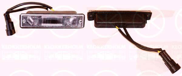 Licence Plate Light, 0001303845080 (FIAT), 1303845080 (FIAT), 6340 92 (PEUGEOT)