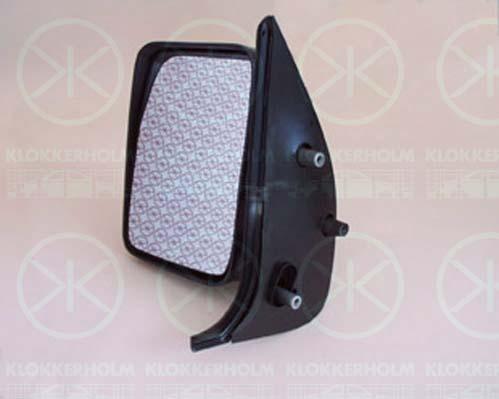 Exterior Mirror, Short mirror arm, Convex, Right, 0001312468080 (FIAT), 1312468080 (FIAT), 8153 GV (PEUGEOT)