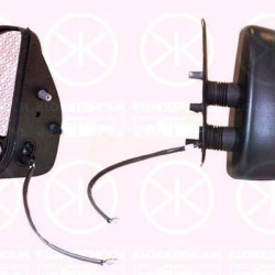 Exterior Mirror, Right, for electric mirror adjustment, Short mirror arm, Number of pins: 7, Heatable, Convex, 0000735326494 (FIAT), 735326494 (FIAT), 8153 BL (PEUGEOT), 8153 CK (PEUGEOT)