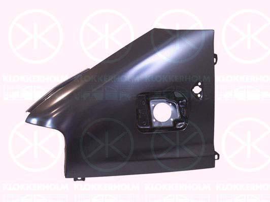 Wing, Left Front, with hole for direction indicator, 0000059232022 (FIAT), 0001328785080 (FIAT), 1328785080 (FIAT)