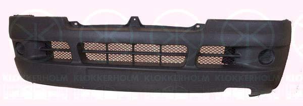 Bumper, Front, grey, 0000735307541 (FIAT), 735307541 (FIAT), 7401 B5 (PEUGEOT), 7401 B5 (DS), 7401 B5 (CITROEN)