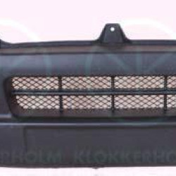 Bumper, Front, black, with hole(s) for fog lights, 0000071737141 (FIAT), 71737141 (FIAT), 7401 AZ (PEUGEOT), 7401 AZ (DS), 7401 AZ (CITROEN)