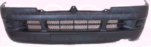 Bumper, Front, black, 0000735383178 (FIAT), 735383178 (FIAT), 7401 AY (PEUGEOT), 7401 AY (DS), 7401 AY (CITROEN)