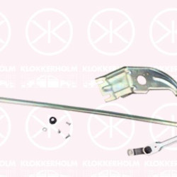 Wiper Linkage, Front, Set, for left-hand drive vehicles, 0000093161340 (IVECO), 93161340 (IVECO), 93161340 (FIAT)