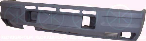 Bumper, Front, grey, 0000093924306 (FIAT), 93924306 (FIAT)