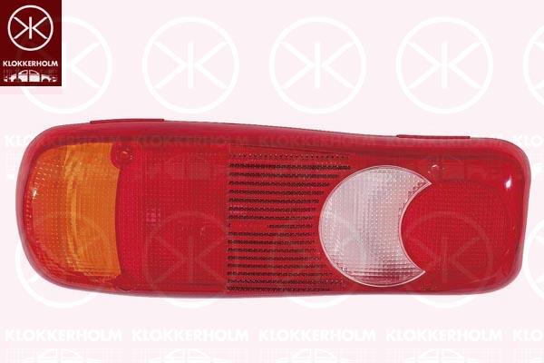 Lens, tail light assembly, Left, Right, VIGNAL, Width [cm]: 34.5, Height [cm]: 12, 1451482 (DAF), 20745060 (VOLVO), 265549X126 (NISSAN), 5010392231 (RENAULT), 84553910 (VOLVO)