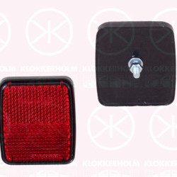 Reflector, Rear, red, 0001388231080 (FIAT), 1388231080 (FIAT), 1617417980 (PEUGEOT), 1617417980 (CITROEN), 6340 E5 (CITROEN), 6340E5 (PEUGEOT), 6340E5 (DS)