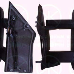 Exterior Mirror, Left, Mid-sized mirror arm, Length [cm]: 16, Number of pins: 4, with thermo sensor, with indicator, WY5W, Convex, 0000735424439 (FIAT), 0000735620756 (FIAT), 0000735661890 (FIAT), 1640627380 (PEUGEOT), 735440428 (FIAT), 8153 S2 (PEUGEOT), 8153PY (PEUGEOT), 815441 (PEUGEOT), 8154KY (PEUGEOT)