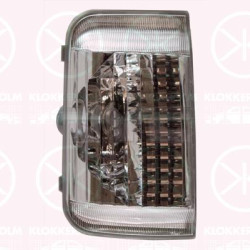 Direction Indicator, Left, Exterior Mirror, white, without bulb holder, WY5W, 0000071748252 (FIAT), 6325 H0 (PEUGEOT), 71748252 (FIAT)