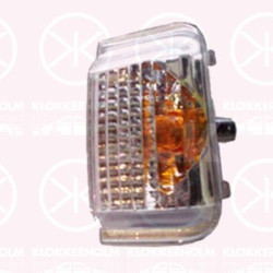 Direction Indicator, Left, Exterior Mirror, without bulb holder, W16W, 0000071748254 (FIAT), 6325 H3 (PEUGEOT), 6325 H3 (DS), 6325 H3 (CITROEN), 71748254 (FIAT)