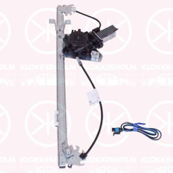 Window Regulator, with electric motor, without comfort function, Electric, Right Front, Number of pins: 2, 0001368917080 (FIAT), 0001358175080 (FIAT), 0001368921080 (FIAT), 1358175080 (FIAT), 1368042080 (FIAT), 16 077 071 80 (PEUGEOT), 16077007180 (CITROEN), 9222 EK (PEUGEOT), 9222 EK (CITROEN)