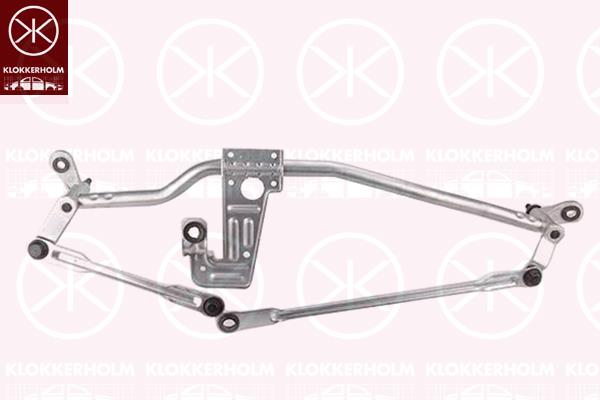 Wiper Linkage, Front, Set, for left-hand drive vehicles, 1363338080 (FIAT), 6405 ER (PEUGEOT), 6405 PP (DS), 6405 PP (CITROEN)