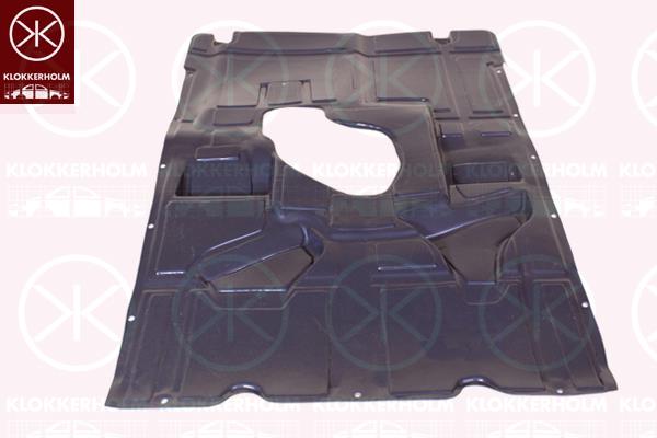 Engine Cover, Front, Centre Section, Lower Section, 1341340080 (FIAT), 1367474080 (FIAT), 1607395280 (PEUGEOT), 1607395280 (CITROEN), 1618085280 (PEUGEOT), 1618085280 (CITROEN), 748938 (PEUGEOT), 748938 (CITROEN)