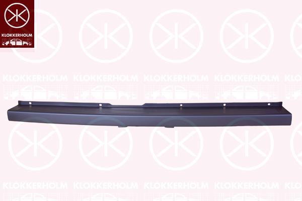 Bumper, Rear, black, Centre Section, 1637184780 (CITROEN), 735685371 (PEUGEOT), 735685371 (FIAT)