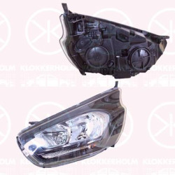 Headlight, Left, H7, H15, PY21W, with motor for headlamp levelling, 2189848 (FORD), 2393735 (FORD), 2481755 (FORD), JK21-13W030-BJ (FORD)