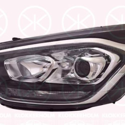 Headlight, Left, H7/H1, with daytime running light (LED), without alarm, with motor for headlamp levelling, 2189854 (FORD), 2393730 (FORD), 2481757 (FORD), JK21-13W030-DJ (FORD)