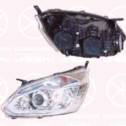 Headlight, Left, H7/H1, H15, with cornering light, with motor for headlamp levelling, Housing Colour: chrome, 1 783 376 (FORD), 1 801 818 (FORD), 1 811 479 (FORD), 1 866 470 (FORD), 1778053 (FORD), 1779186 (FORD)