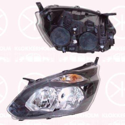 Headlight, Right, Illuminance [lx]: 12.5, H7, H15, Housing Colour: black, with motor for headlamp levelling, 1 783 378 (FORD), 1 801 820 (FORD), 1 818 127 (FORD), 1 866 474 (FORD), 1778044 (FORD), 1779194 (FORD)