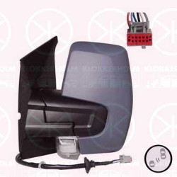 Exterior Mirror, Right, Heatable blind spot mirror, for electric mirror adjustment, Number of pins: 8, with indicator, WY5W, Heatable, w/primer, Convex, 2064129 (FORD), 2 174 921 (FORD), 2174921 (FORD)