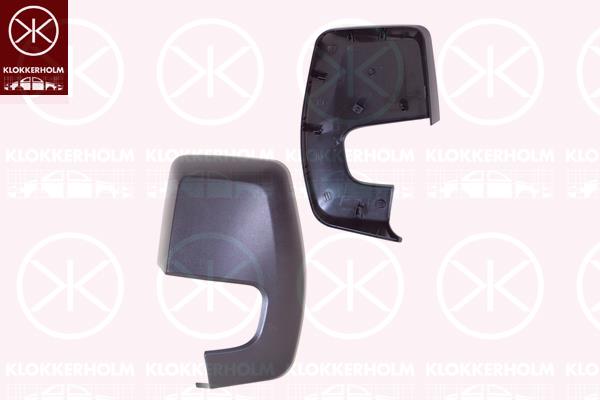 Housing, exterior mirror, black, Right, 2123087 (FORD), 1 766 362 (FORD), 1 776 499 (FORD), 1766362 (FORD), 2007206 (FORD)