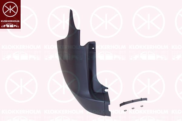 Bumper, w/primer, for vehicles with rear doors, Left Rear, 1779160 (FORD), 1827023 (FORD), 2273160 (FORD)