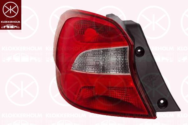 Tail Light Assembly, Left, without bulb holder, 2 248 568 (FORD), 2248568 (FORD)