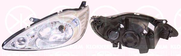 Headlight, H4, with motor for headlamp levelling, Right, Illuminance [lx]: 10, AL, 1 566 724 (FORD)