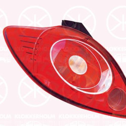 Tail Light Assembly, with rear fog light, with bulb holder, Left, 1 579 396 (FORD), 1579396 (FORD)