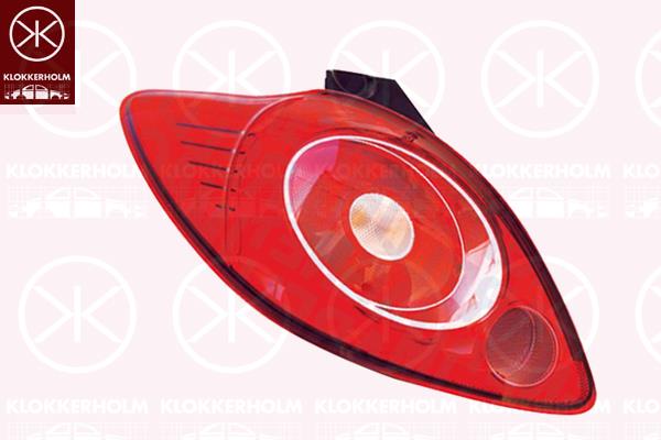 Tail Light Assembly, with reverse light, with bulb holder, Right, 1 579 394 (FORD)