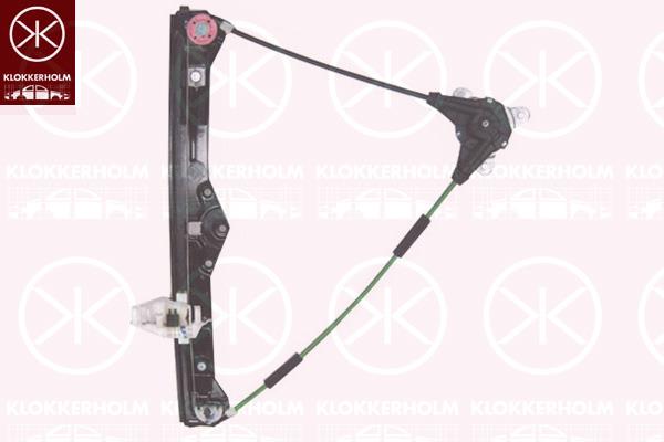 Window Regulator, 2-dr, Manual, Right Front, 1 542 433 (FORD), 1542433 (FORD)