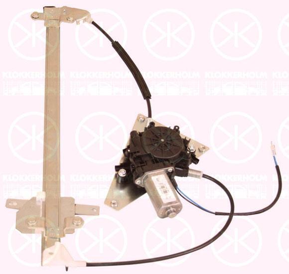 Window Regulator, with electric motor, without comfort function, Electric, Left Front, 1493637 (FORD), 4 523 921 (FORD), 5 182 970 (FORD)