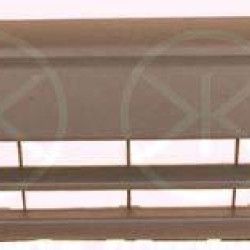 Bumper, Front, black, 1 468 444 (FORD), 1 510 230 (FORD), 1502356 (FORD), 4 967 756 (FORD), 4 981 503 (FORD)