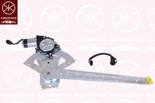 Window Regulator, OE-type, with electric motor, Electric, Left, 1 488 641 (FORD), 1 810 415 (FORD), 4 077 926 (FORD), 4 458 247 (FORD), 4437554 (FORD)