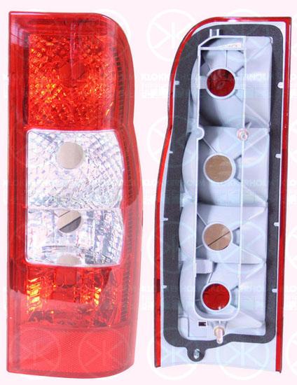 Tail Light Assembly, without bulb holder, Right, VISTEON, Indicator Colour: white, 1 435 880 (FORD), 6C11 13450 AA (FORD)