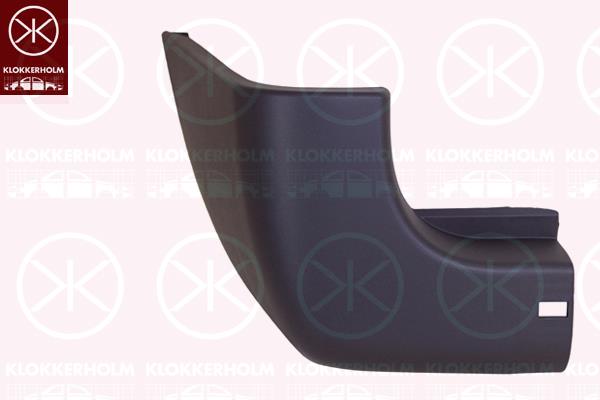 Bumper, Left Rear, Lower Section, dark grey, 1 745 835 (FORD), 1745835 (FORD)