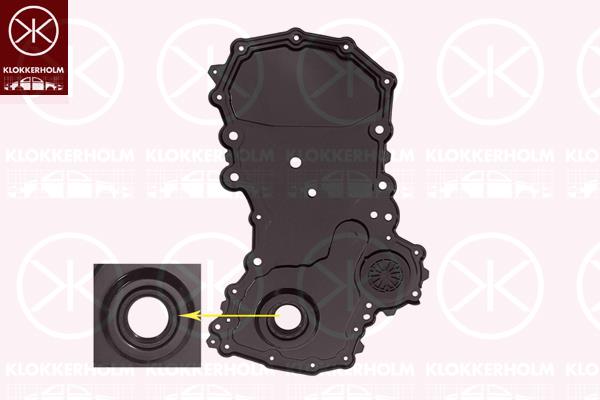 Cover, timing belt, Trim Level: FWD, 2301157 (FORD), 2469401 (FORD), KK2Q-6C297-AB (FORD), KK2Q-6C297-AC (FORD)